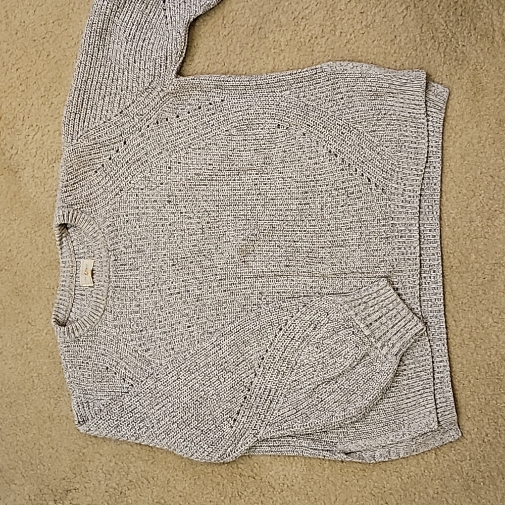 Lou & Grey Gray Crew Neck Sweater